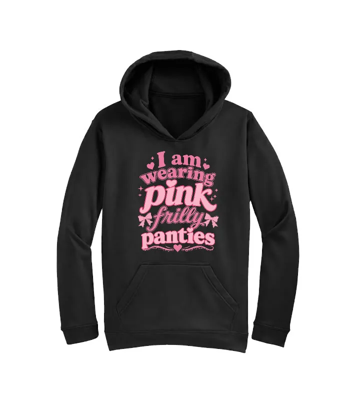 I am wearing pink panties